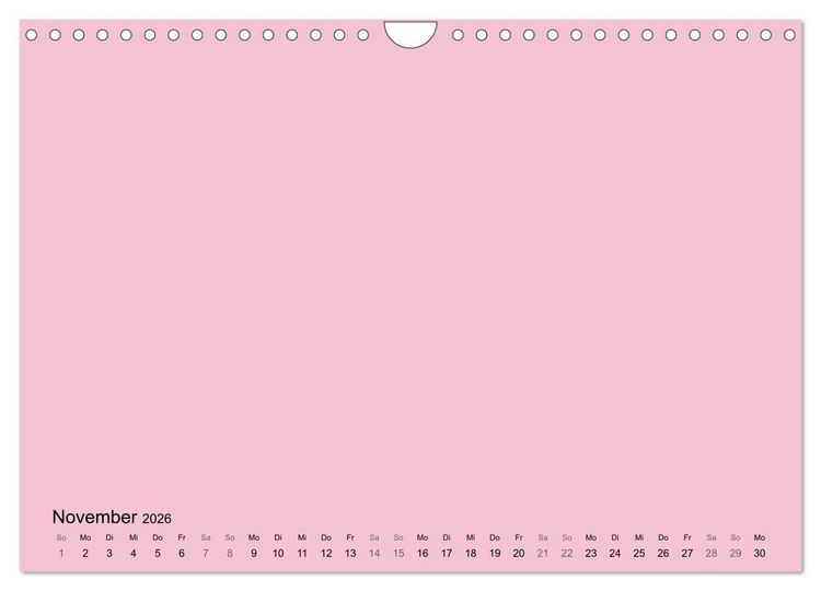 Produktbild: DIY Bastel-Kalender -Warme Pastell Farben- Zum Selbstgestalten (Wandkalender 2026 DIN A4 quer), CALVENDO Monatskalender