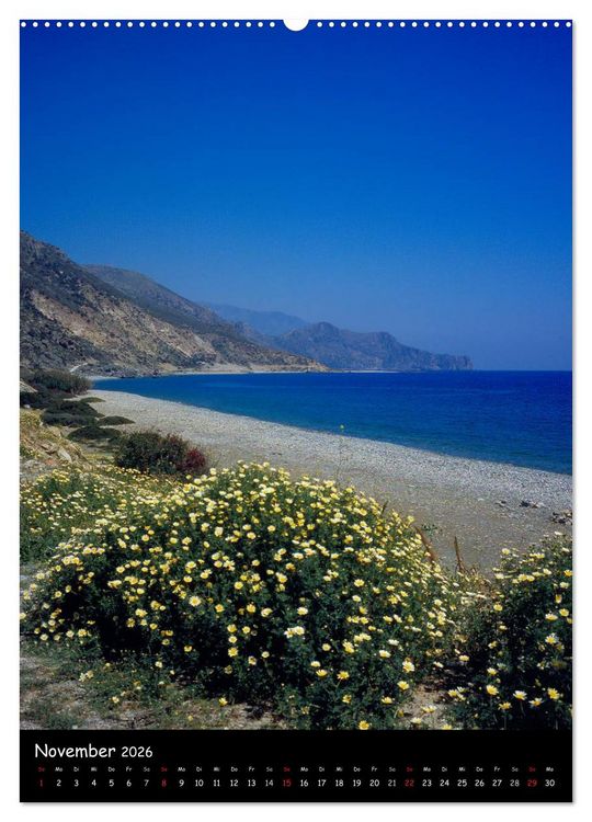 Produktbild: KRETA (hochwertiger Premium Wandkalender 2026 DIN A2 hoch), Kunstdruck in Hochglanz