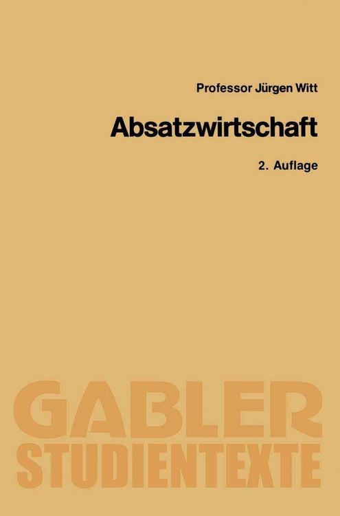 Produktbild: Absatzwirtschaft