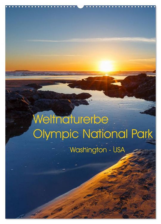 Produktbild: Weltnaturerbe Olympic National Park (Wandkalender 2026 DIN A2 hoch), CALVENDO Monatskalender
