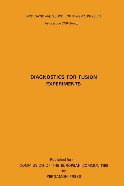 Produktbild: Diagnostics for Fusion Experiments