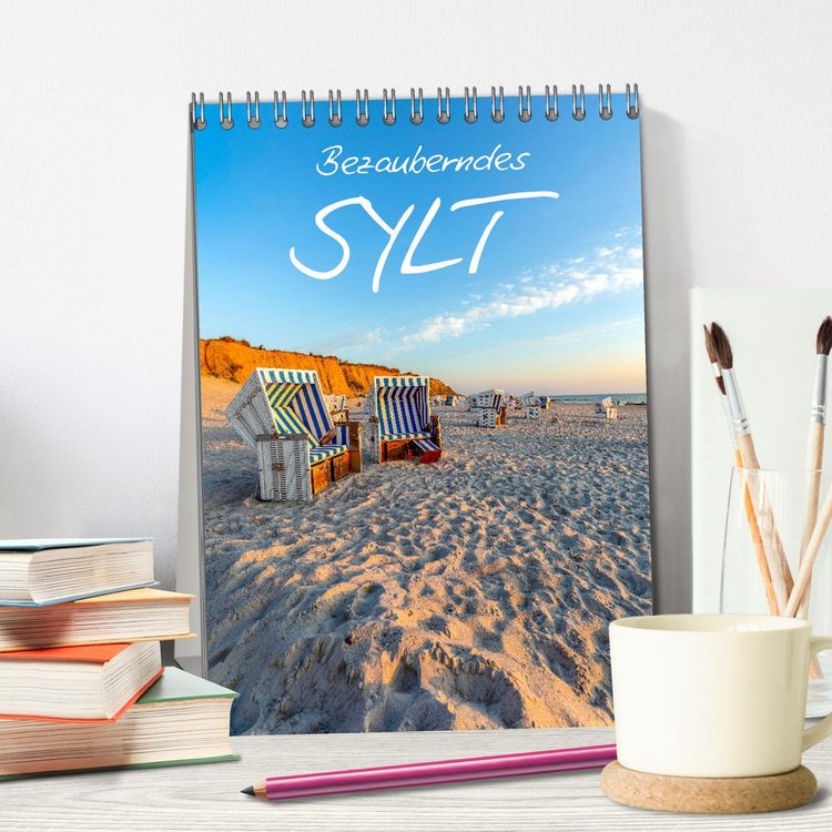 Produktbild: Bezauberndes Sylt (Tischkalender 2026 DIN A5 hoch), CALVENDO Monatskalender