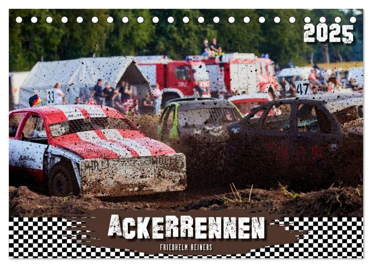 Produktbild: ACKERRENNEN (Tischkalender 2026 DIN A5 quer), CALVENDO Monatskalender