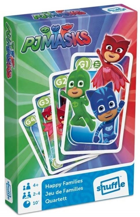 PJ Masks Quartett & Carzy Eights (Kinderspiel)
