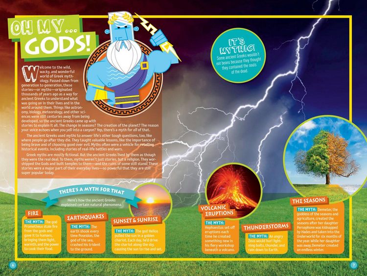 Produktbild: Weird But True! Know-It-All Greek Mythology