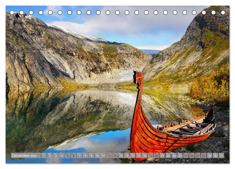 Produktbild: Lofoten Islands, Beauty of Nature (Desk Calendar 2026 DIN A5 landscape), CALVENDO 12 Month DeskCalendar