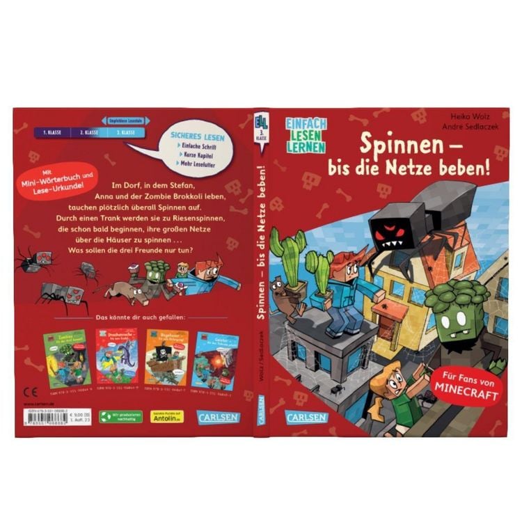 Produktbild: Minecraft 8: Spinnen &ndash; bis die Netze beben!