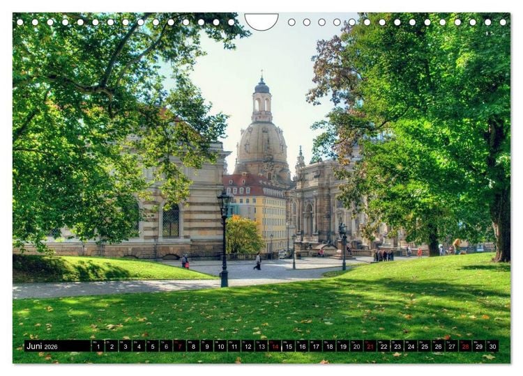 Produktbild: Dresden Die Perle an der Elbe (Wandkalender 2026 DIN A4 quer), CALVENDO Monatskalender