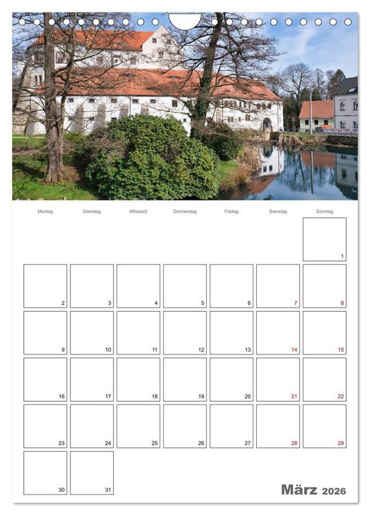 Produktbild: Radeberg und die Schl&ouml;sser im R&ouml;dertal (Wandkalender 2026 DIN A4 hoch), CALVENDO Monatskalender