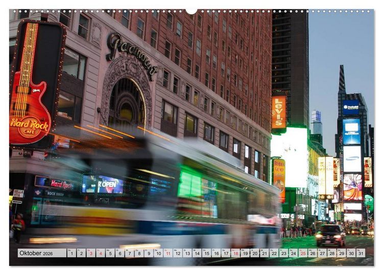 Produktbild: New York - Stadt deiner Tr&auml;ume (hochwertiger Premium Wandkalender 2026 DIN A2 quer), Kunstdruck in Hochglanz