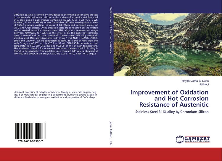 Produktbild: Improvement of Oxidation and Hot Corrosion Resistance of Austenitic