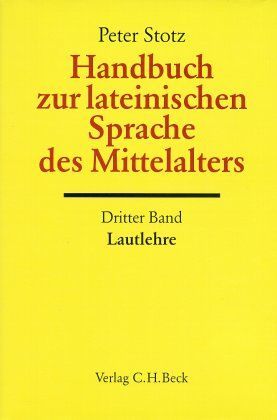 Produktbild: Handbuch zur lateinischen Sprache des Mittelalters. Tl.3