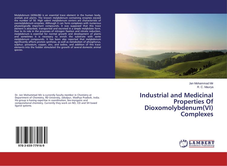 Produktbild: Industrial and Medicinal Properties Of Dioxomolybdenum(VI) Complexes