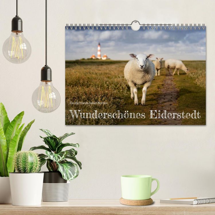 Produktbild: Wundersch&ouml;nes Eiderstedt (Wandkalender 2026 DIN A4 quer), CALVENDO Monatskalender
