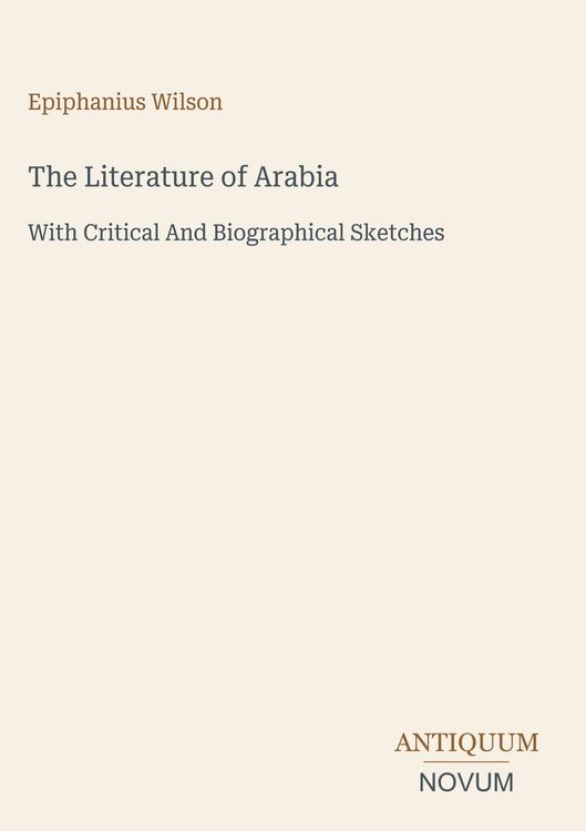 Produktbild: The Literature of Arabia