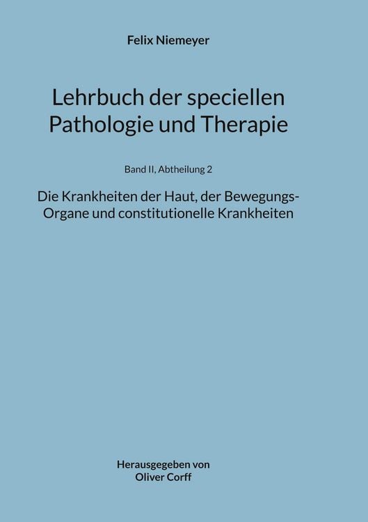 Produktbild: Lehrbuch der speciellen Pathologie und Therapie
