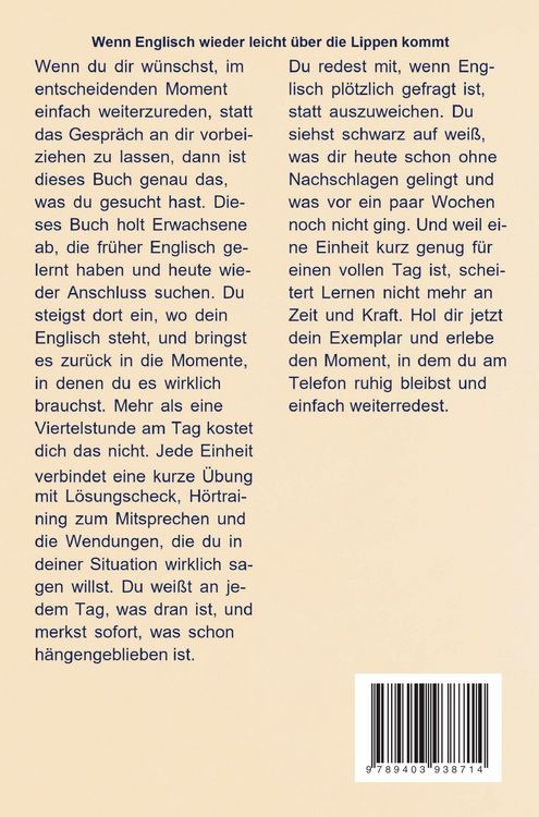 Produktbild: Englisch lernen f&uuml;r Erwachsene