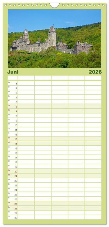 Produktbild: Familienplaner 2026 - Das Sauerland - Mittelgebirge im Herzen Deutschlands mit 5 Spalten (Wandkalender, 21 x 45 cm) CALVENDO