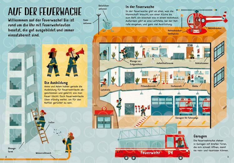 Produktbild: Das XXL-Set &ndash; Bauen, Wissen, Spielen: Bei der Feuerwehr