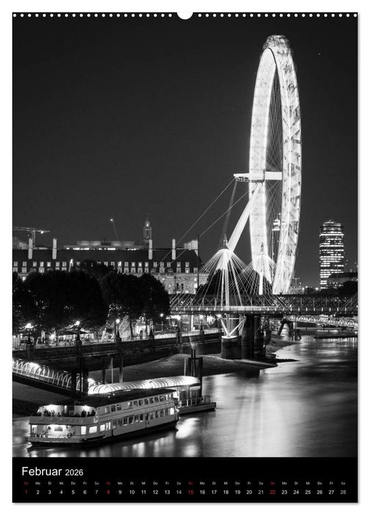 Produktbild: Big City London (Wandkalender 2026 DIN A2 hoch), CALVENDO Monatskalender