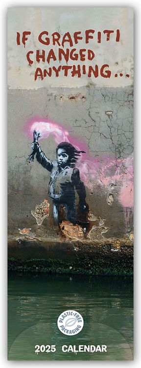 Produktbild: Banksy – If Graffiti Changed Anything 2025 – Slimline-Kalender