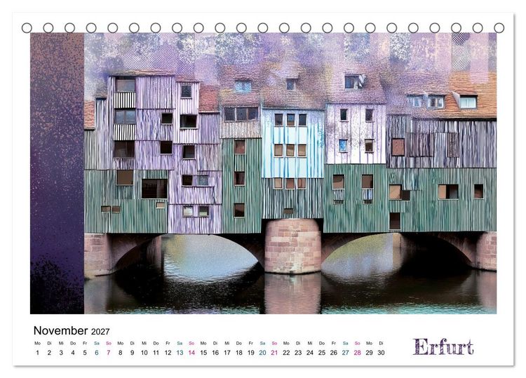 Produktbild: Stadtvisionen (Tischkalender 2027 DIN A5 quer), CALVENDO Monatskalender