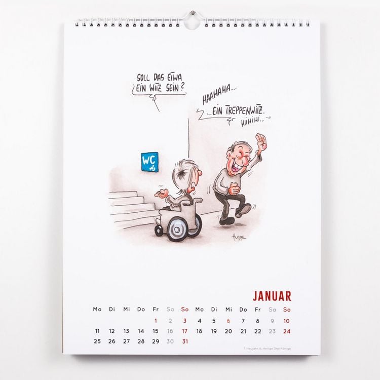 Produktbild: Handicaps 2027: Monatskalender f&uuml;r die Wand