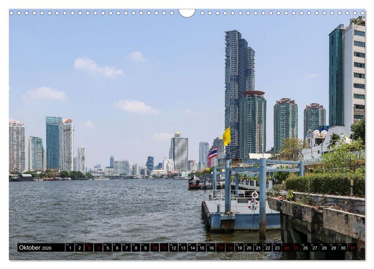 Produktbild: Bangkok - pulsierende Hauptstadt Thailands (Wandkalender 2026 DIN A3 quer), CALVENDO Monatskalender