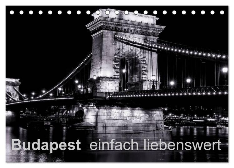 Produktbild: Budapest einfach liebenswert (Tischkalender 2026 DIN A5 quer), CALVENDO Monatskalender