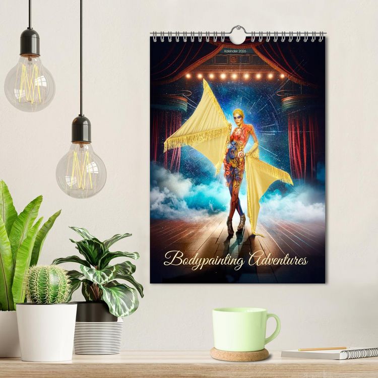 Produktbild: Bodypainting Adventures (Wandkalender 2026 DIN A4 hoch), CALVENDO Monatskalender