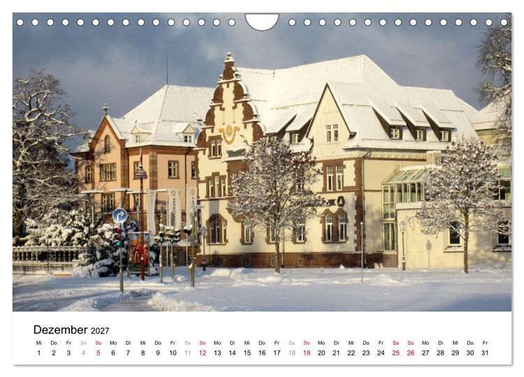 Produktbild: Wundersch&ouml;nes Villingen (Wandkalender 2027 DIN A4 quer), CALVENDO Monatskalender
