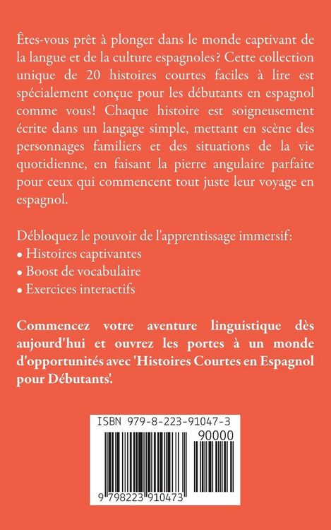 Produktbild: Histoires Courtes en Espagnol pour D&eacute;butants