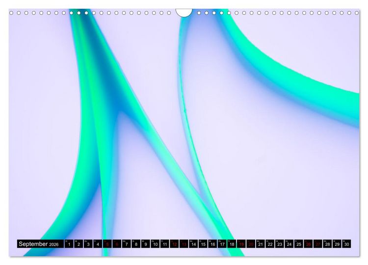 Produktbild: Formen und Farben - Abstrakte Makrofotografie (Wandkalender 2026 DIN A3 quer), CALVENDO Monatskalender