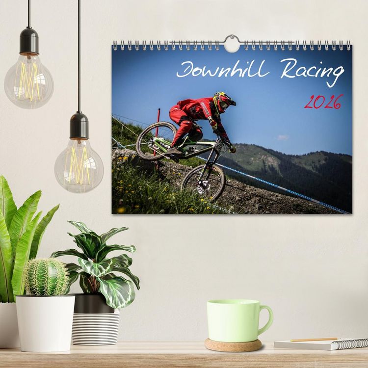 Produktbild: Downhill Racing 2026 (Wandkalender 2026 DIN A4 quer), CALVENDO Monatskalender