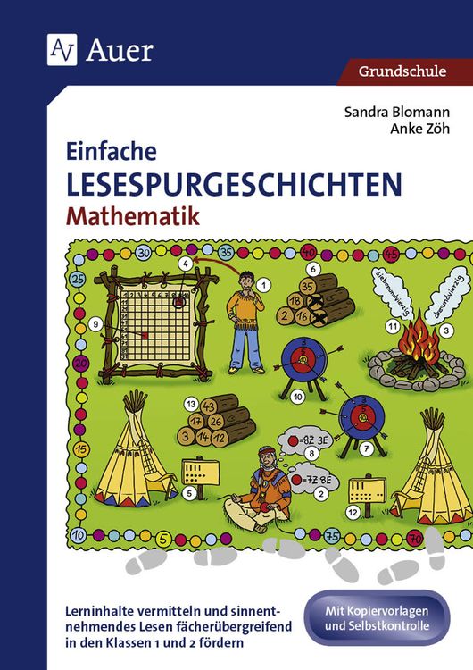 Produktbild: Einfache Lesespurgeschichten Mathematik 1/2