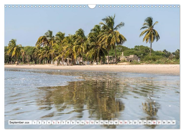 Produktbild: Traumstr&auml;nde in Gambia (Wandkalender 2026 DIN A3 quer), CALVENDO Monatskalender