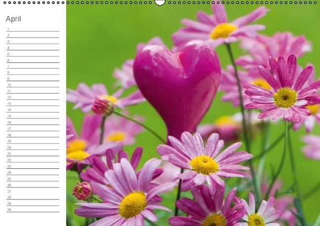 Produktbild: Herzig / Geburtstagskalender (Wandkalender immerw&auml;hrend DIN A2 quer)