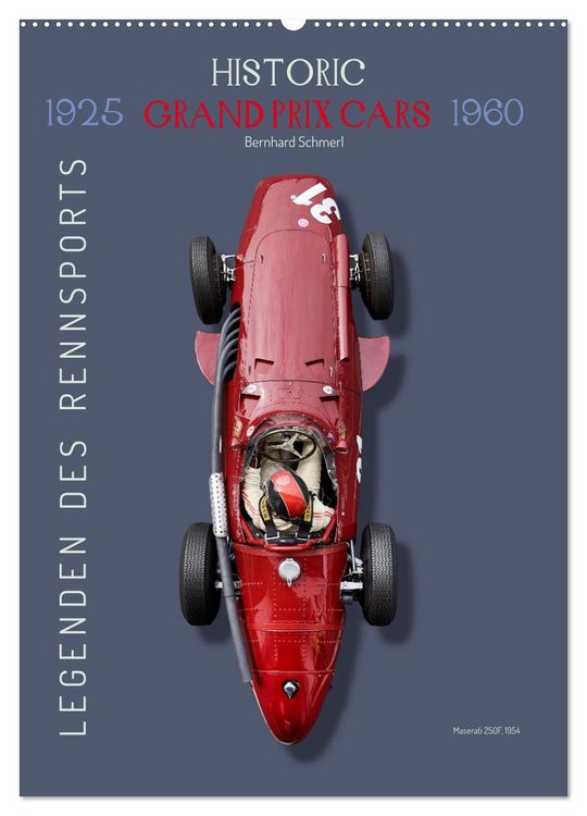 Produktbild: Legenden des Rennsports, Historic Grand Prix Cars 1925-1960 (Wandkalender 2026 DIN A2 hoch), CALVENDO Monatskalender