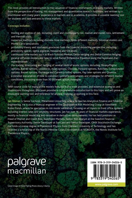 Produktbild: Analytical Finance: Volume I