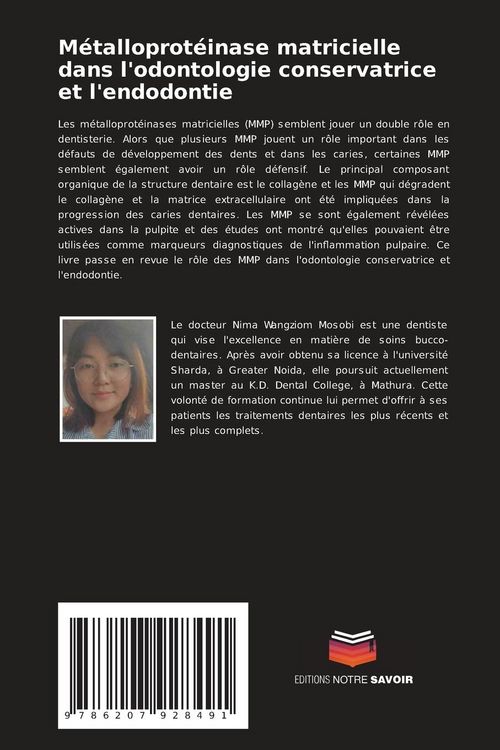 Produktbild: M&eacute;talloprot&eacute;inase matricielle dans l'odontologie conservatrice et l'endodontie