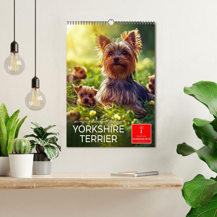 Produktbild: Yorkshire Terrier - ein Hund mit starkem Charakter (Wandkalender 2026 DIN A3 hoch), CALVENDO Monatskalender