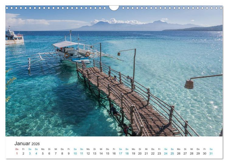 Produktbild: Philippinen - dem Paradies ganz nah (Wandkalender 2026 DIN A3 quer), CALVENDO Monatskalender
