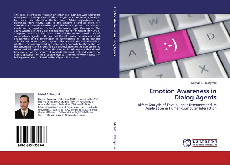 Produktbild: Emotion Awareness in Dialog Agents