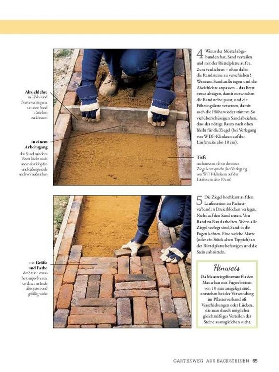 Projekte mit Ziegelsteinen: 16 tolle Ideen für Ihren Garten und Terrasse