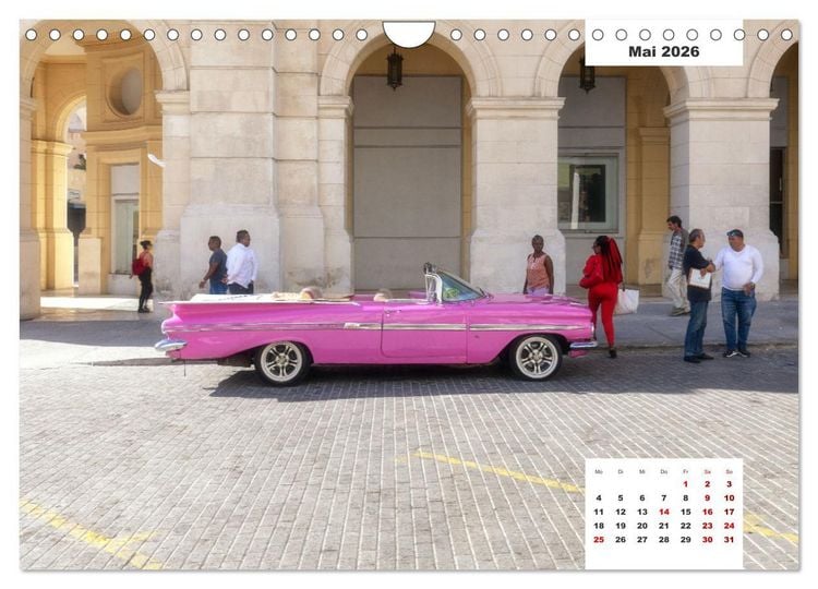 Produktbild: Kubas Oldtimer (Wandkalender 2026 DIN A4 quer), CALVENDO Monatskalender