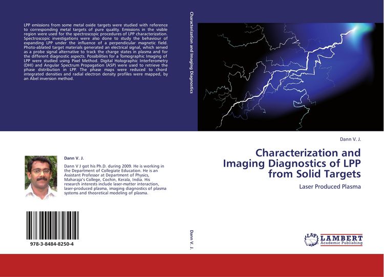 Produktbild: Characterization and Imaging Diagnostics of LPP from Solid Targets