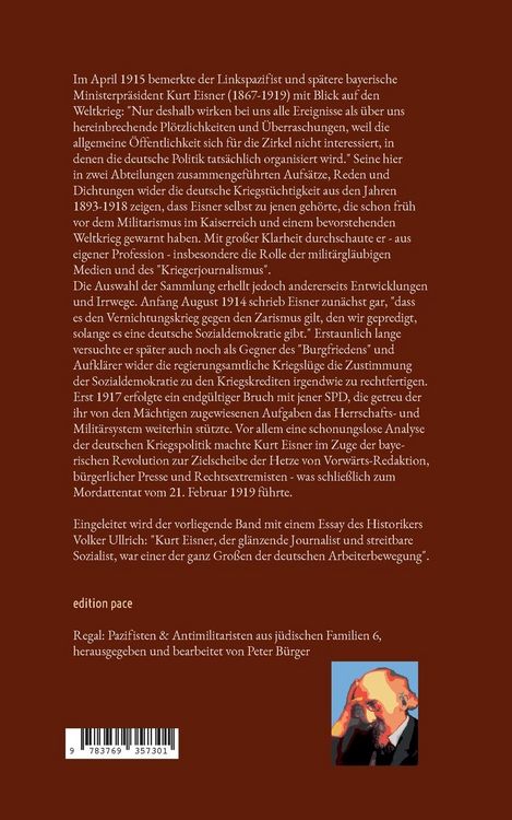 Produktbild: Texte wider die deutsche Kriegst&uuml;chtigkeit