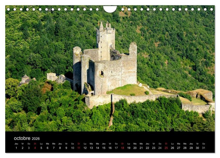 Produktbild: Couleurs Aveyron (Calendrier mural 2026 DIN A4 vertical), CALVENDO calendrier mensuel