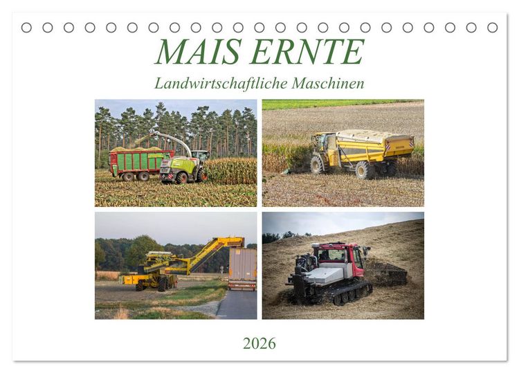 Produktbild: MAIS ERNTE (Tischkalender 2026 DIN A5 quer), CALVENDO Monatskalender