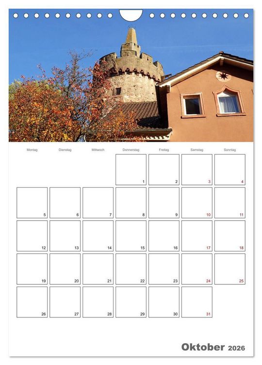 Produktbild: Weinheim an der Bergstra&szlig;e Planer (Wandkalender 2026 DIN A4 hoch), CALVENDO Monatskalender